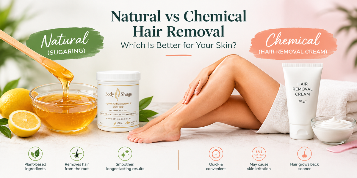 Natural vs Chemical Hair Removal, Which Is Better for Your Skin?