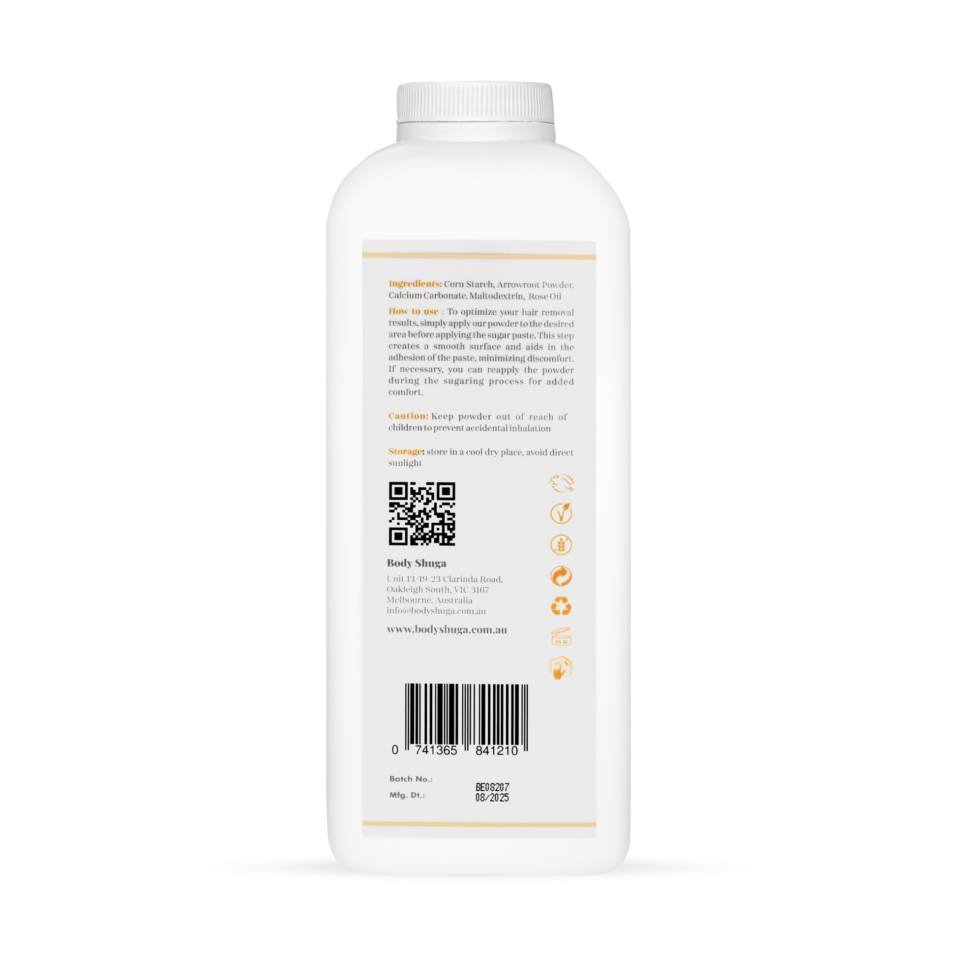 Rose Velvet Talc – 500GM