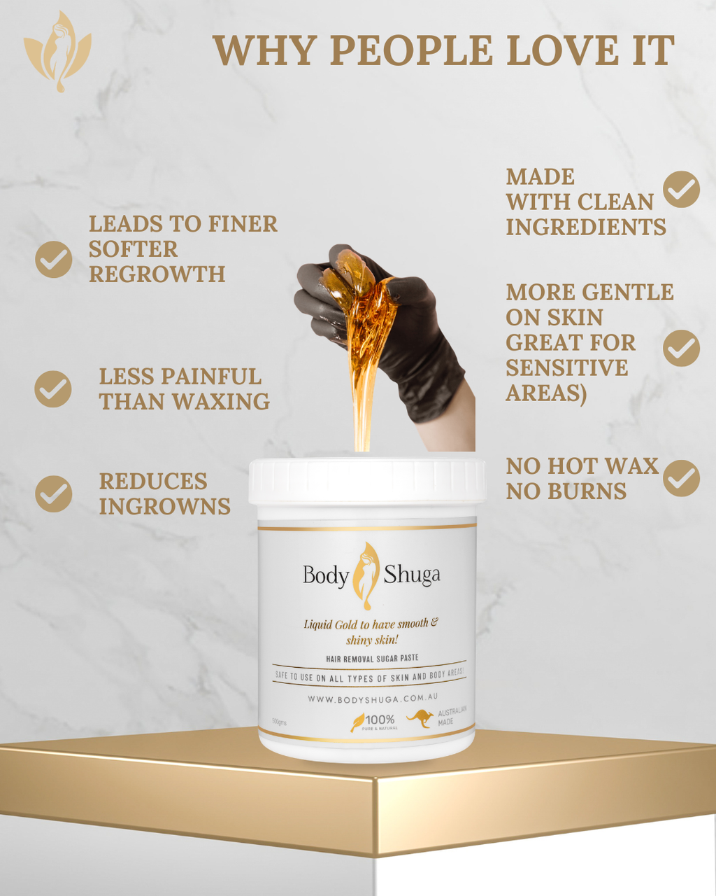 Student kit - Sugar Hair Removal 100% Natural